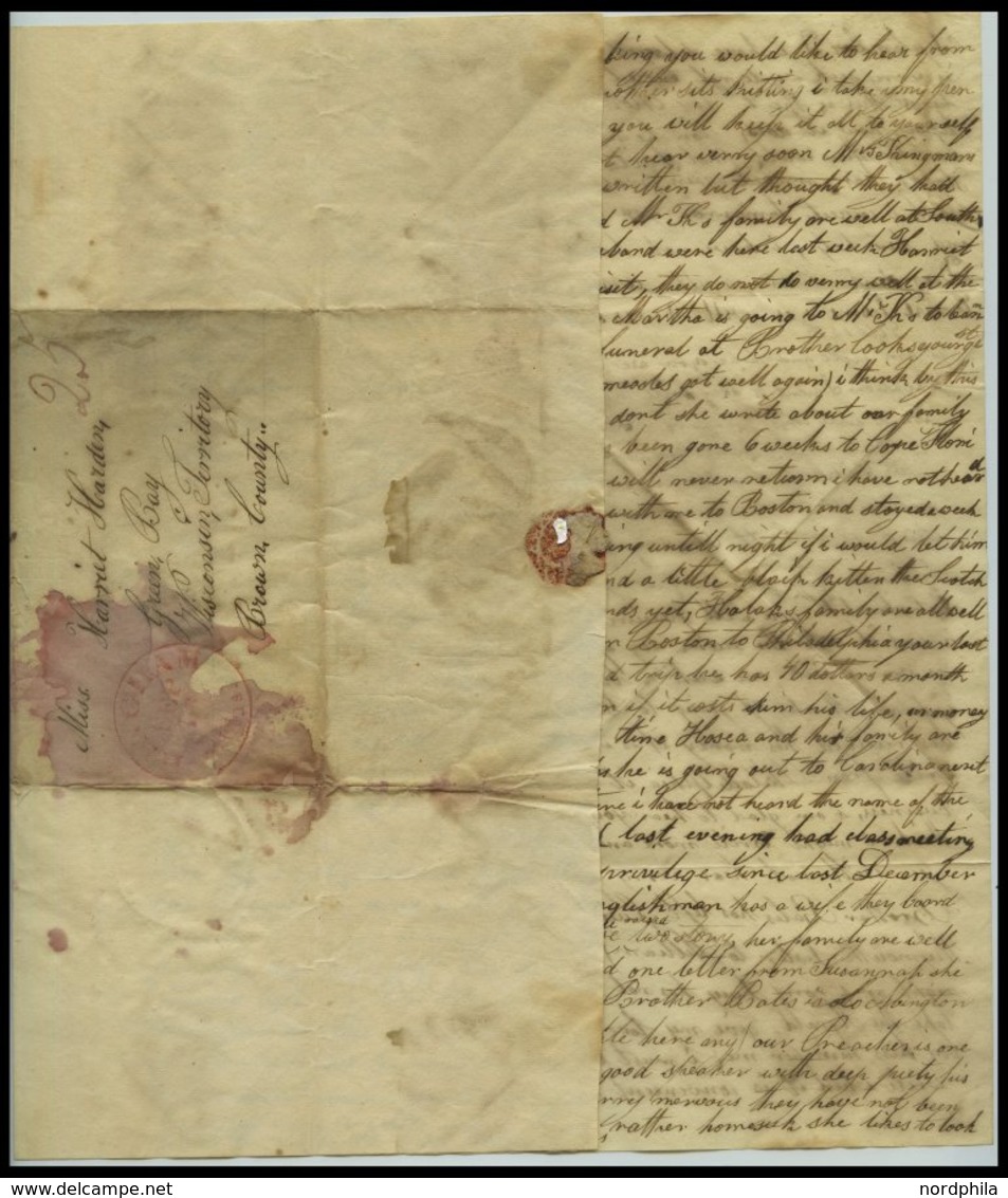 SAMMUNGEN, LOTS ca. 1750-1863, interessante Briefpartie von 35 Belegen, alle mit Inhalt, dabei auch Vorphilatelie, Zierb
