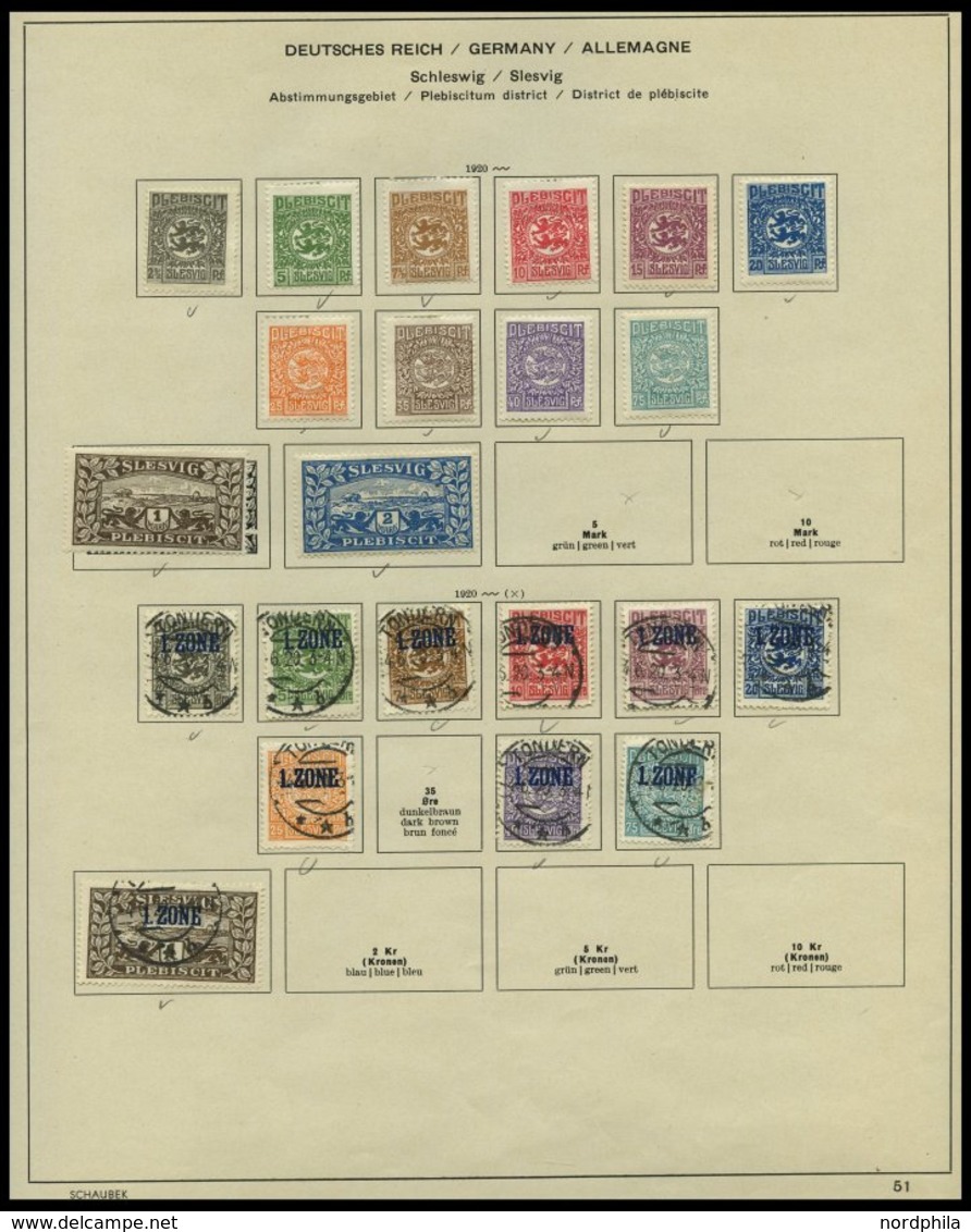 SLG., LOTS DEUTSCHLAND o,*,(*) , alte Sammlung Deutschland bis ca. 1939, mit Altdeutschland, Dt. Reich, Danzig, Memel, S