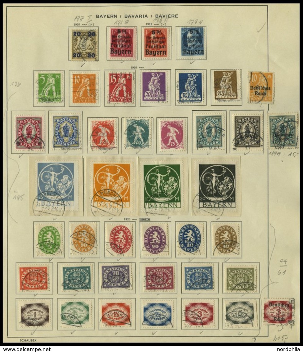 SLG., LOTS DEUTSCHLAND o,*,(*) , alte Sammlung Deutschland bis ca. 1939, mit Altdeutschland, Dt. Reich, Danzig, Memel, S