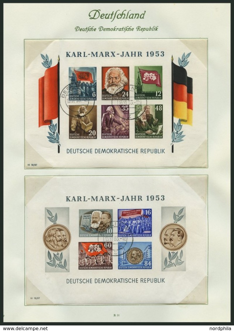 SLG., LOTS DEUTSCHLAND *,o,Brief , reichhaltige Sammlung Nachkriegsdeutschland bis ca. 1965 im dicken Borekalbum, mit vi