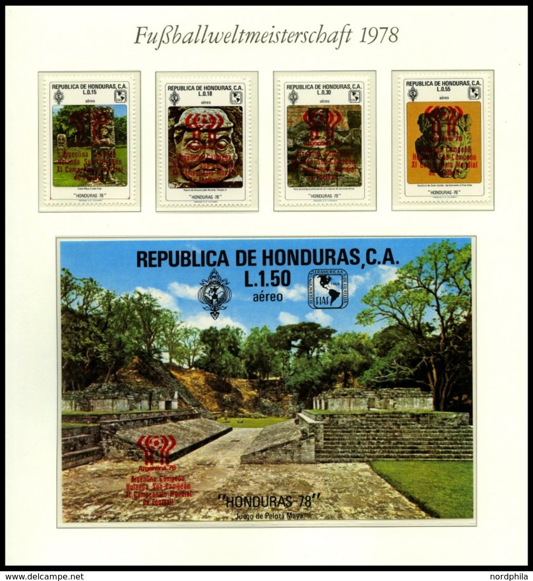 SPORT **,Brief,o , Fussball-Weltmeisterschaft 1978 in 3 Borek Spezialalben mit Blocks, u.a. Bulgarien Bl. 97 und 104 je 