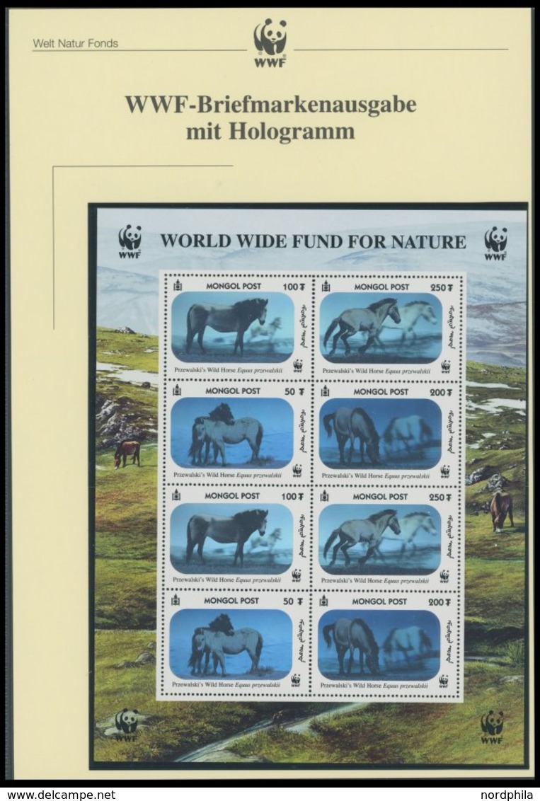 SONSTIGE MOTIVE **,Brief , World Widlife Fund aus 1995-2003, mit über 60 Kapiteln in 6 Spezialalben, jeweils postfrisch,