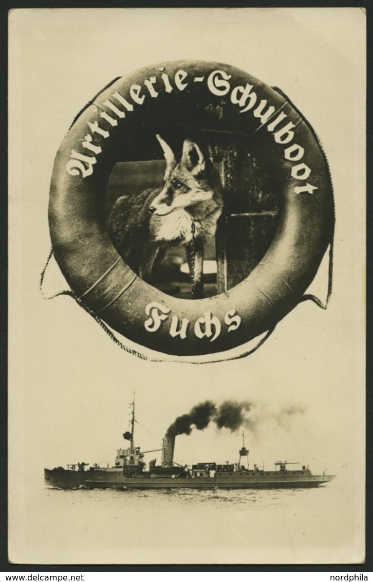 ALTE POSTKARTEN - SCHIFFE KAISERL. MARINE BIS 1918 S.M.S. Fuchs, 2 Ungebrauchte Karten - Warships