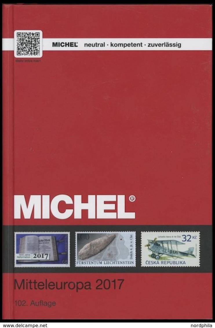 PHIL. KATALOGE Michel: Mitteleuropa-Katalog 2017, Band 1, Alter Verkaufspreis: EUR 69.80 - Philatélie