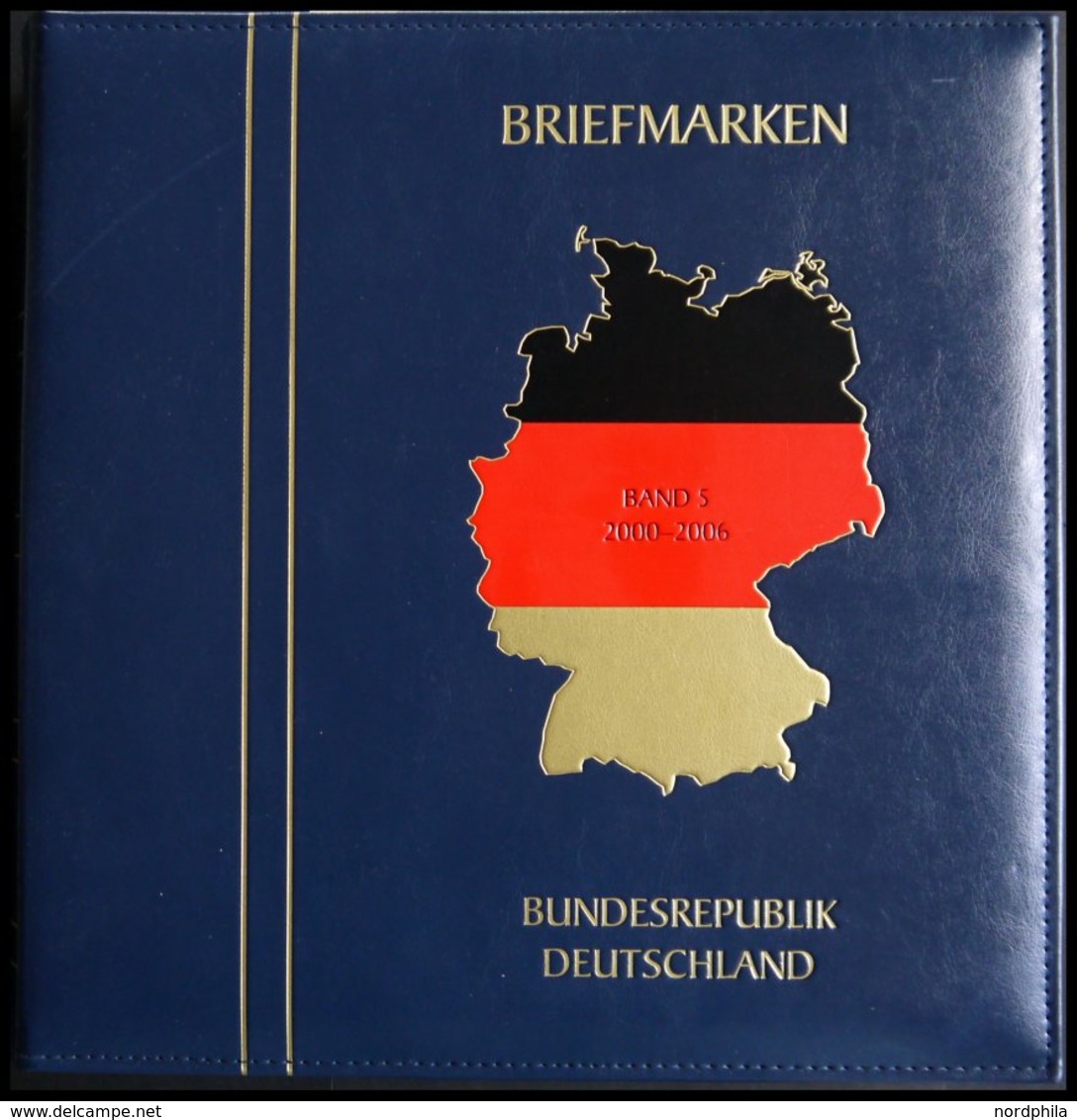 ALBEN 2 Spezialalben (Bundesrepublik) Mit Komplettem Falzlostext Von 2000-2009, Dazu Einige Postfrische Marken Aus 2000, - Encuadernaciones Y Hojas