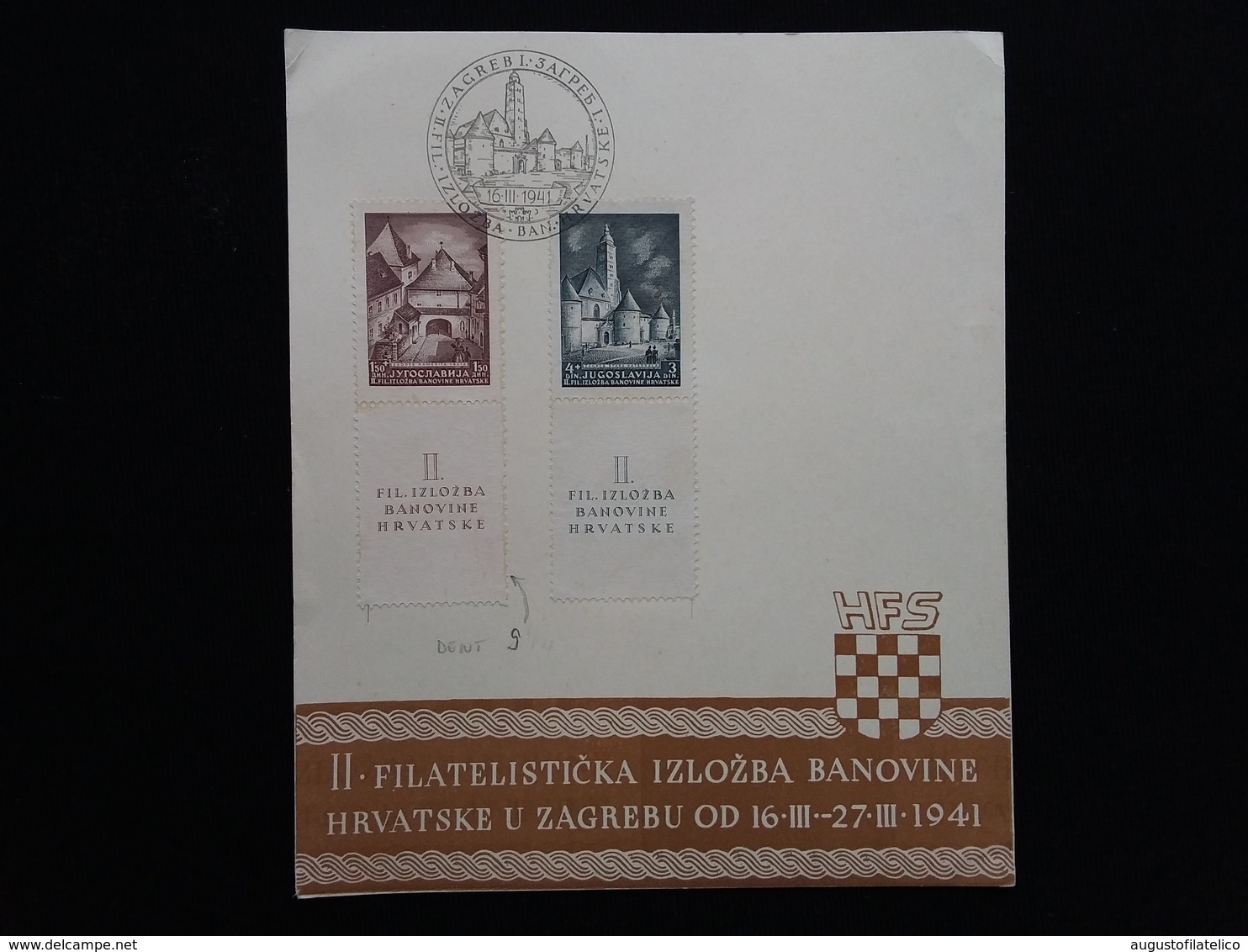 JUGOSLAVIA - Mostra Filatelica Nn. 397/98 Annullo 1° Giorno (n.397 Dentellatura 9) + Spese Postali - FDC