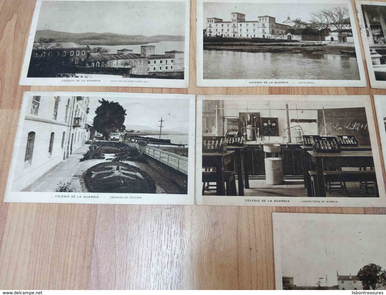 RARE ANTIQUE LOT X 13 POSTCARDS LA GUARDIA COLEGIO ( JESUITAS S. JOAO DE BRITO) CIRCULATED - Viana Do Castelo