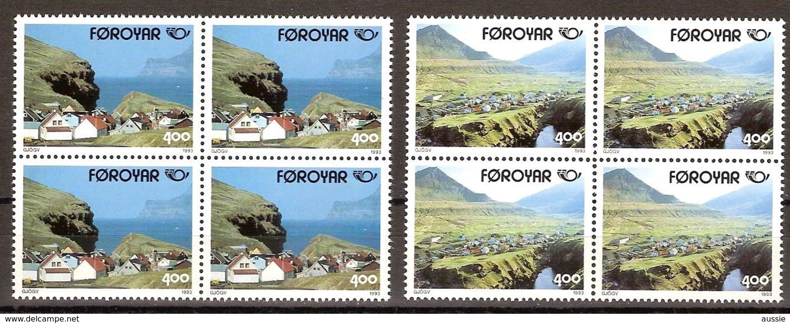 Faroër Féroé Norden 1993 Yvertnr. 242-243 *** MNH 4 Séries Cote 18 Euro - Féroé (Iles)