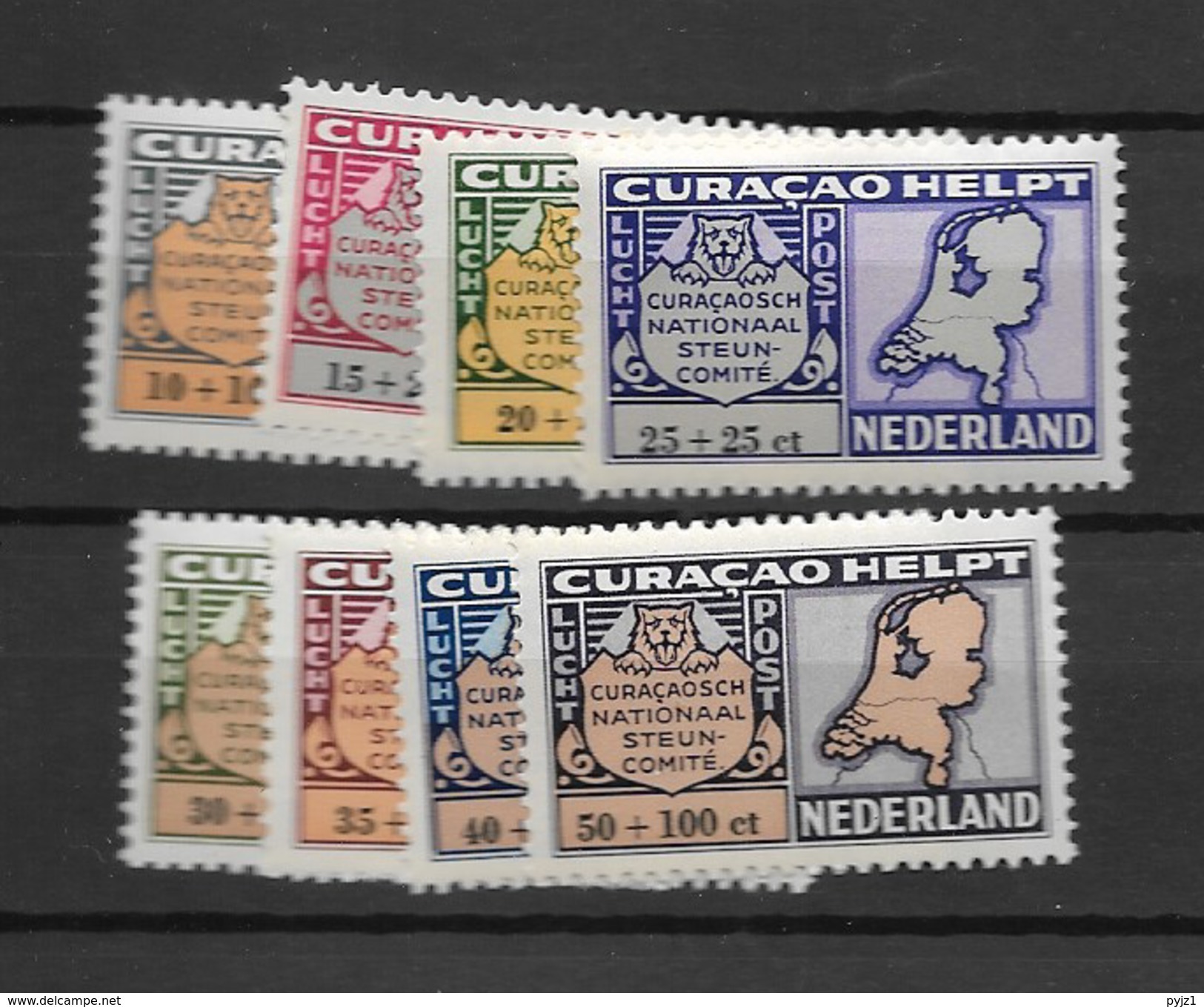 1946 MNH Curaçao Postfris - Curacao, Netherlands Antilles, Aruba