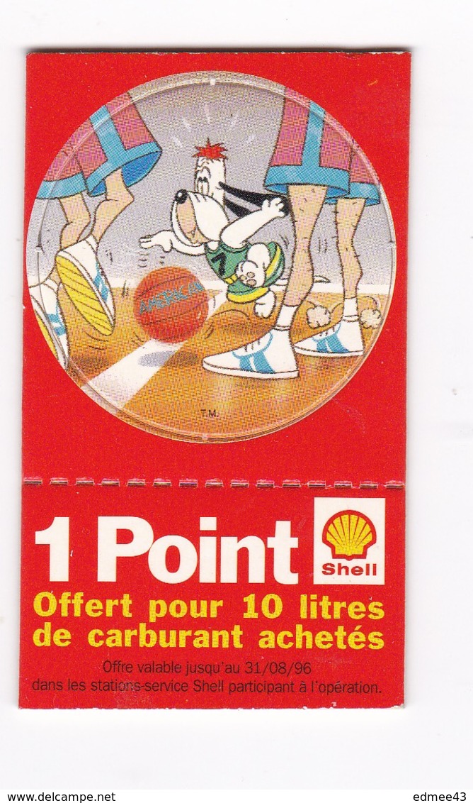 Un Des 20 Pogs De La Série Shell SOG Droopy, France, 1996, N°5 - Autres & Non Classés