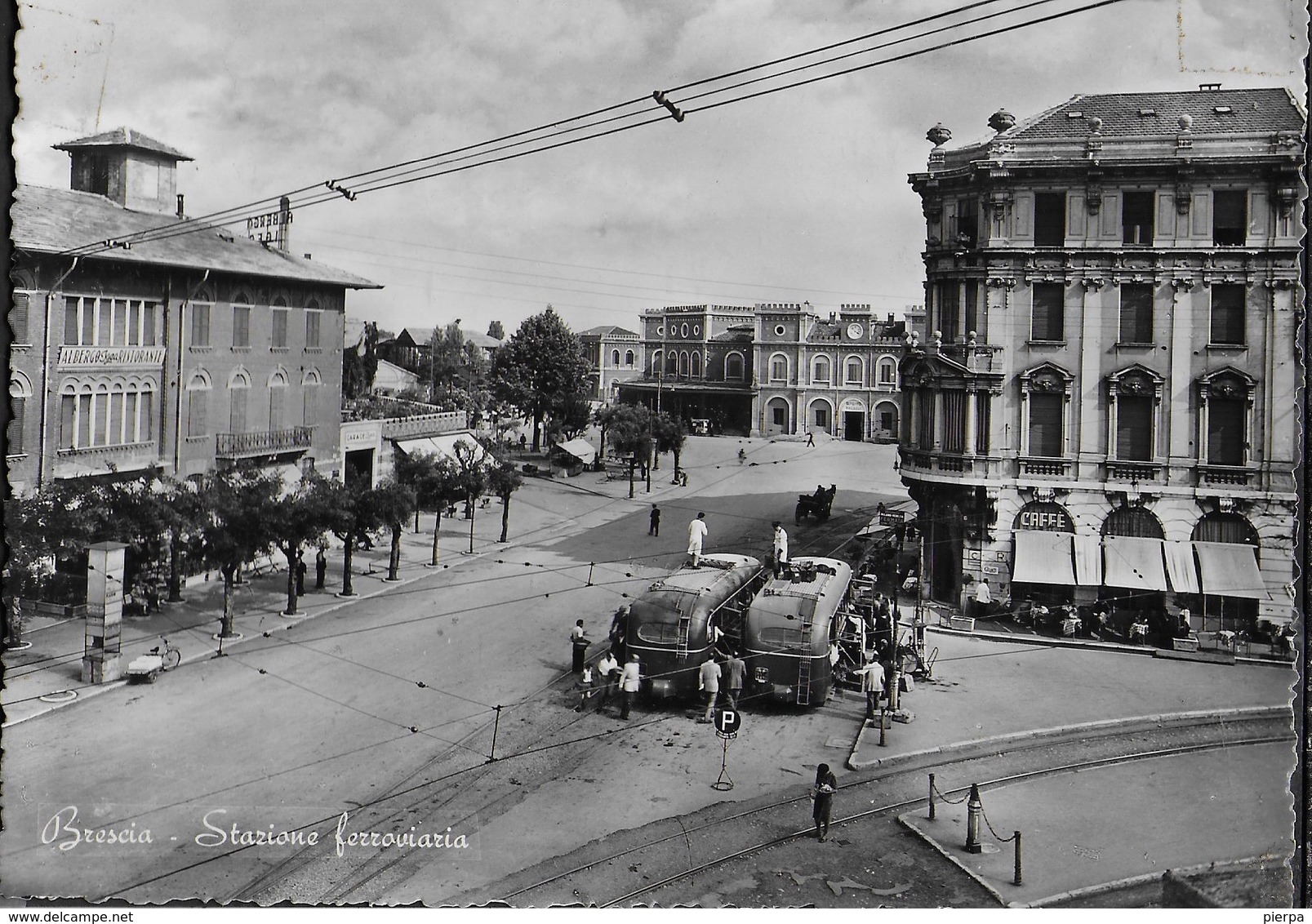 STAZIONE DI BRESCIA - CORRIERE - PRIMI ANNI '50 - EDIZ. MICHELETTI - NUOVA - Stazioni Senza Treni