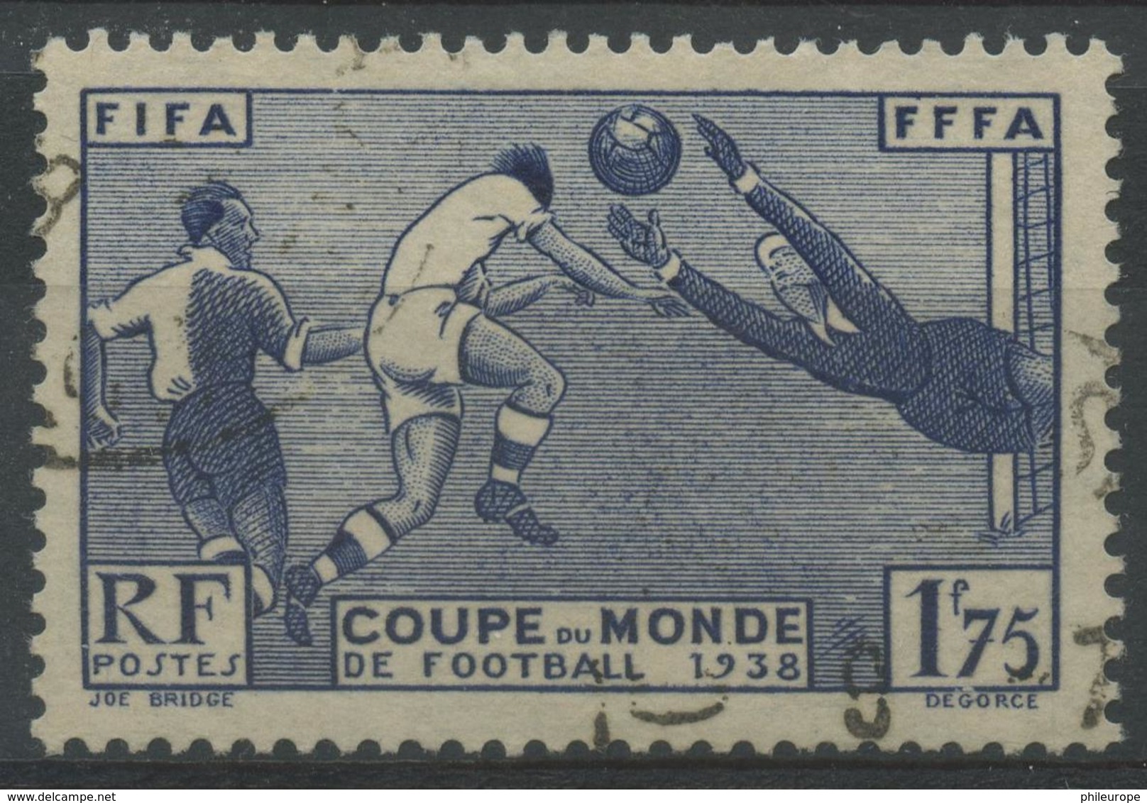 France (1938) N 396 (o) - Oblitérés