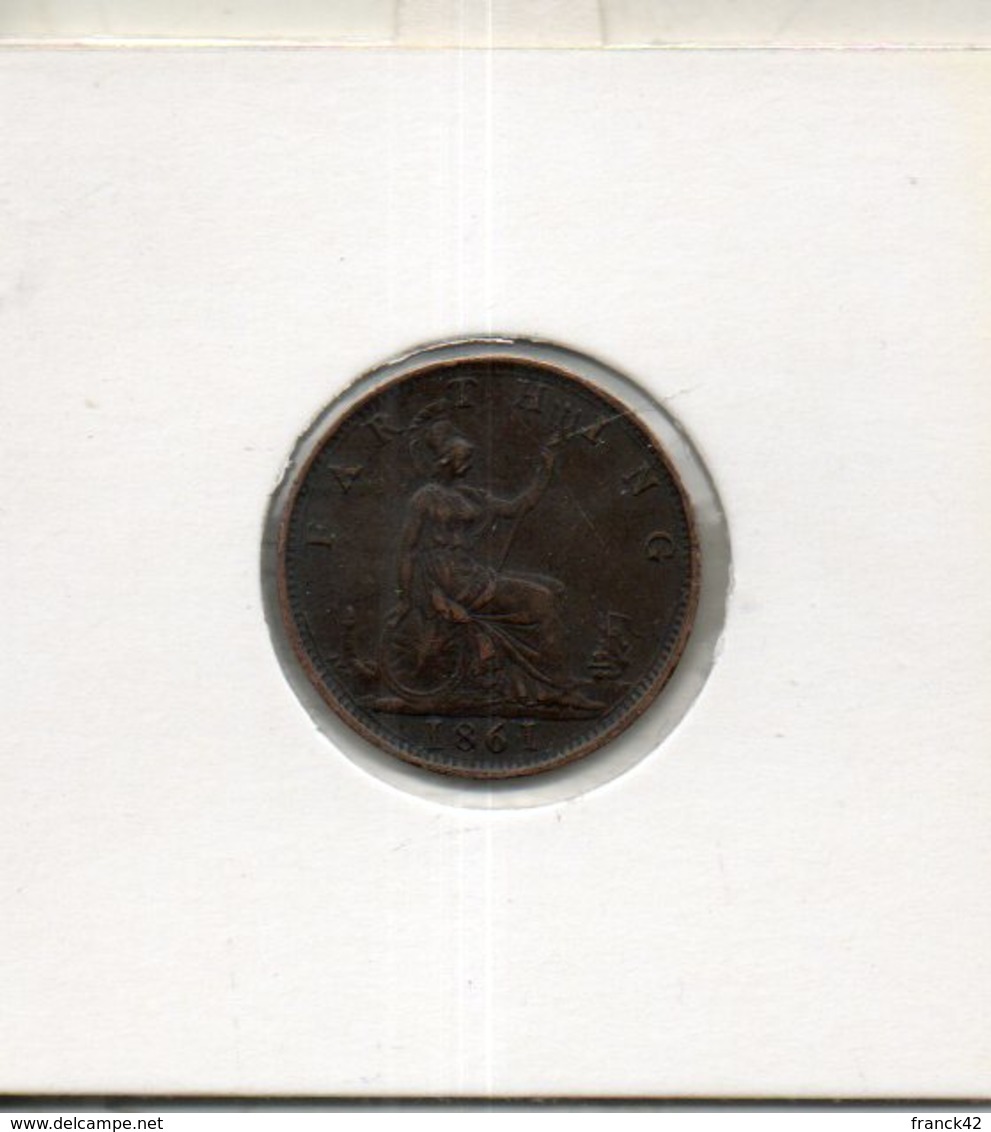 Farthing. Victoria. 1861 - B. 1 Farthing