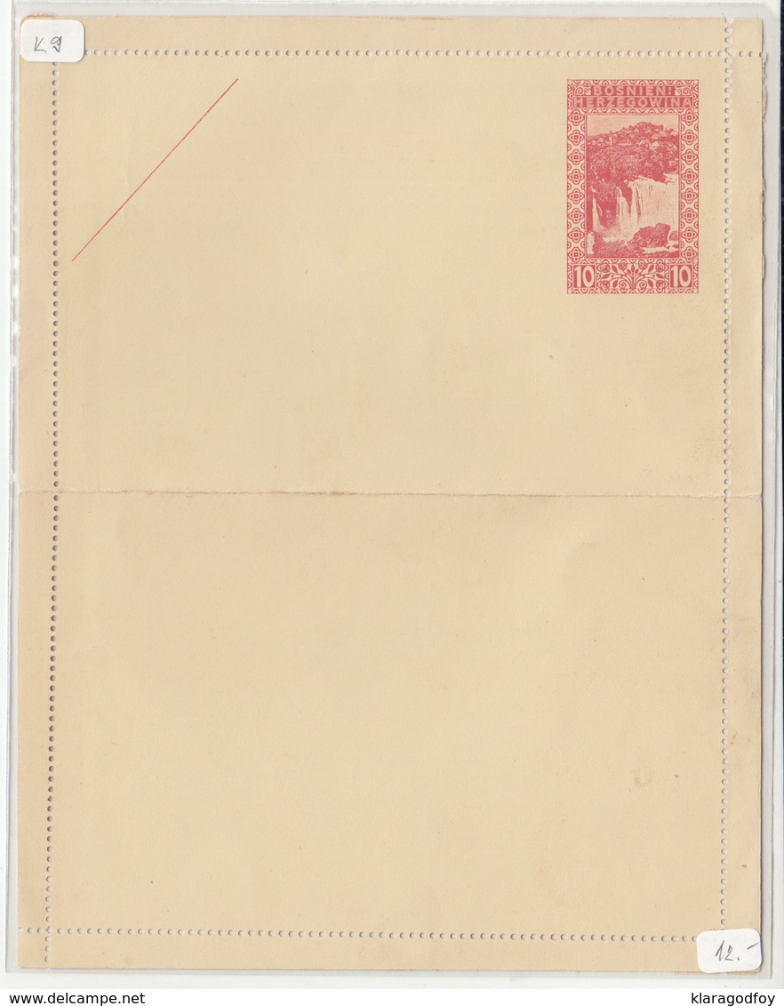 K.u.k. Bosnia & Herzegovina, Postal Stationery Card Unused B180702 - Bosnie-Herzegovine