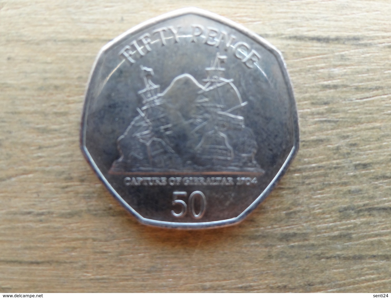 Gibraltar  50  Pence  2009  Km 1089 - Gibraltar