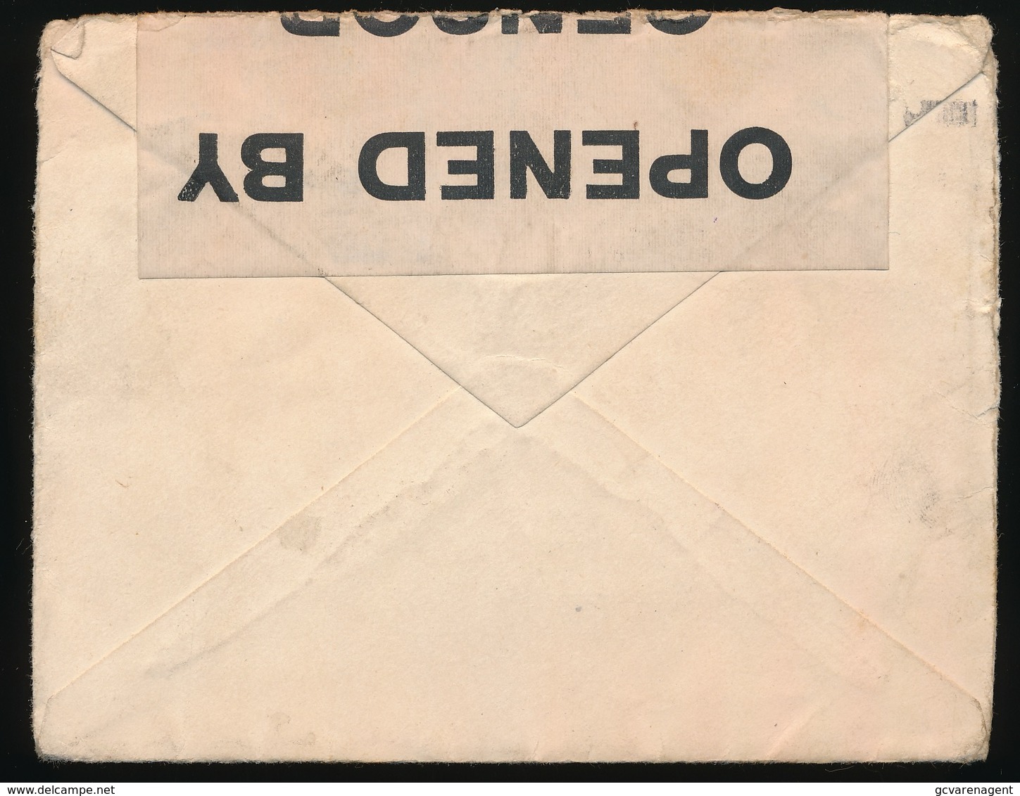 OPENED BY CENSOR - TO SAS DE GAND - NEERLANDAISE  - 2 SCANS - Covers & Documents