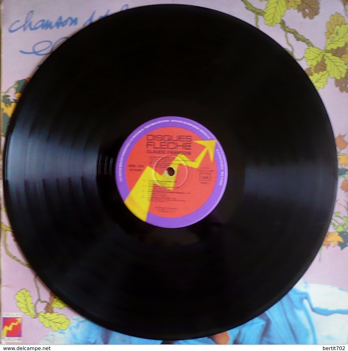 Disque FLECHE  Vinyle 33T - CLAUDE FRANCOIS - CHANSON POPULAIRE - Collector's Editions