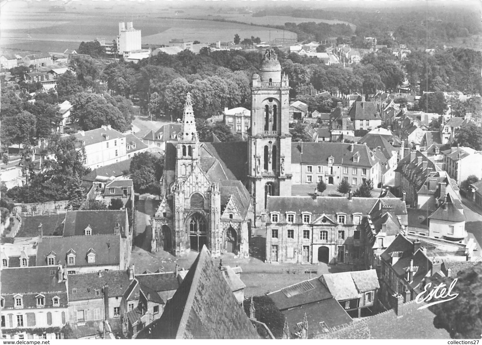 60-SENLIS- VUE GENERALE L'EGLISE - Senlis