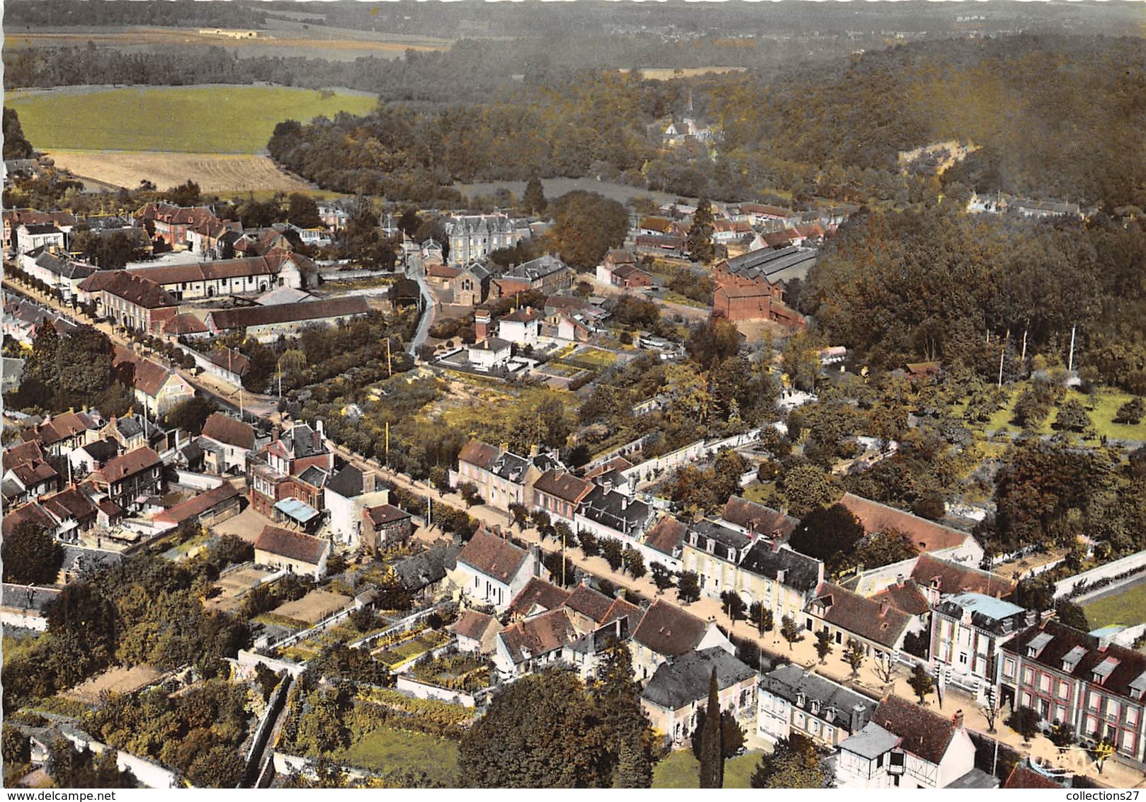 60-NOAILLES- VUE AERIENNE NATIONALE 1 - Noailles