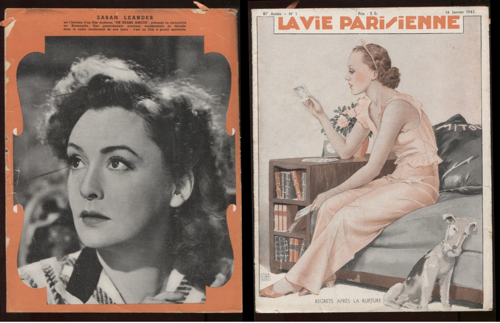 La Vie Parisienne N°1 De 1943 Port Fr 1,56 Ou 3,12 € - 1900 - 1949