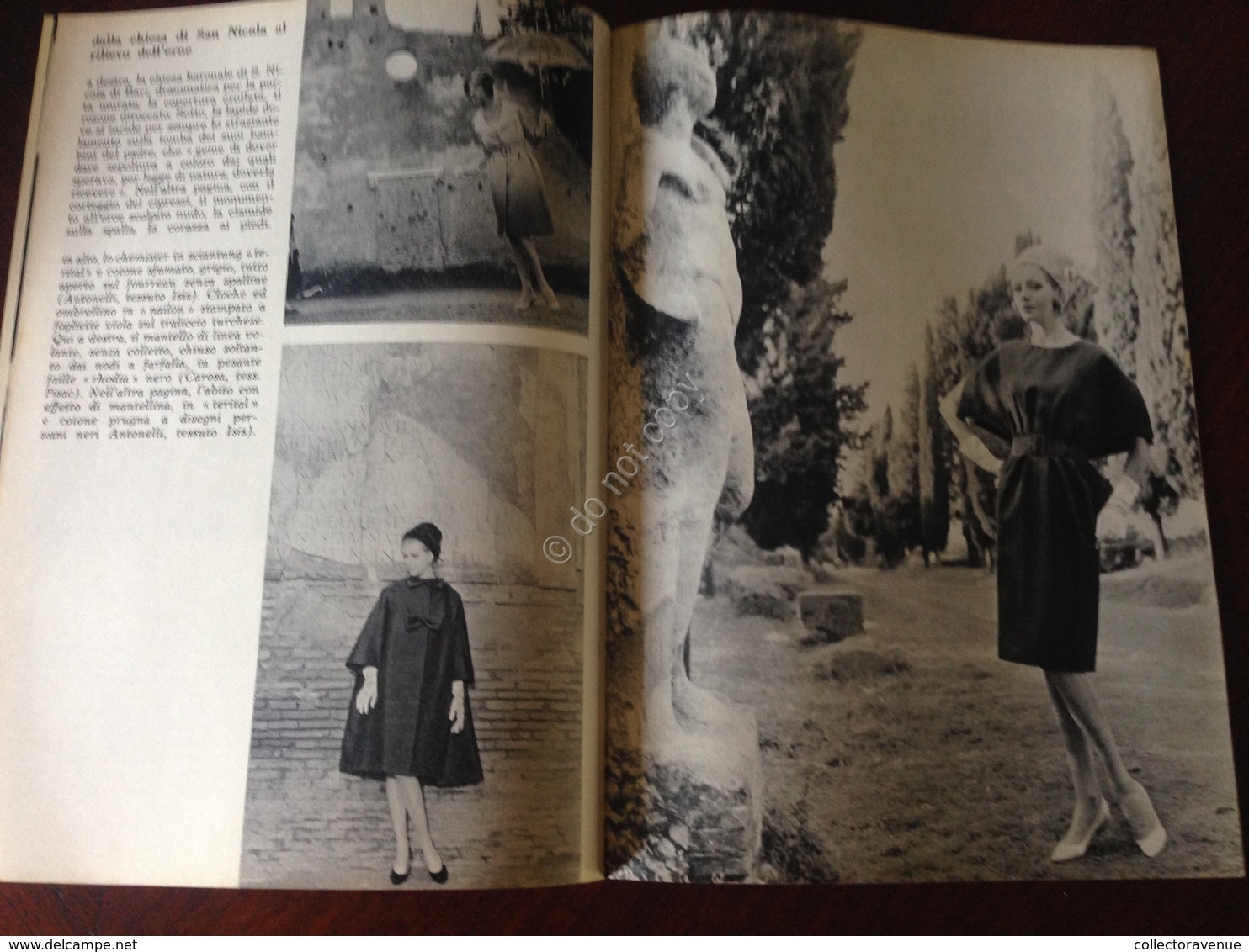 Rhodiatoce Nailon Terital Quaderno Della Moda Primavera Estate 1961 Su Via Appia - Pubblicitari