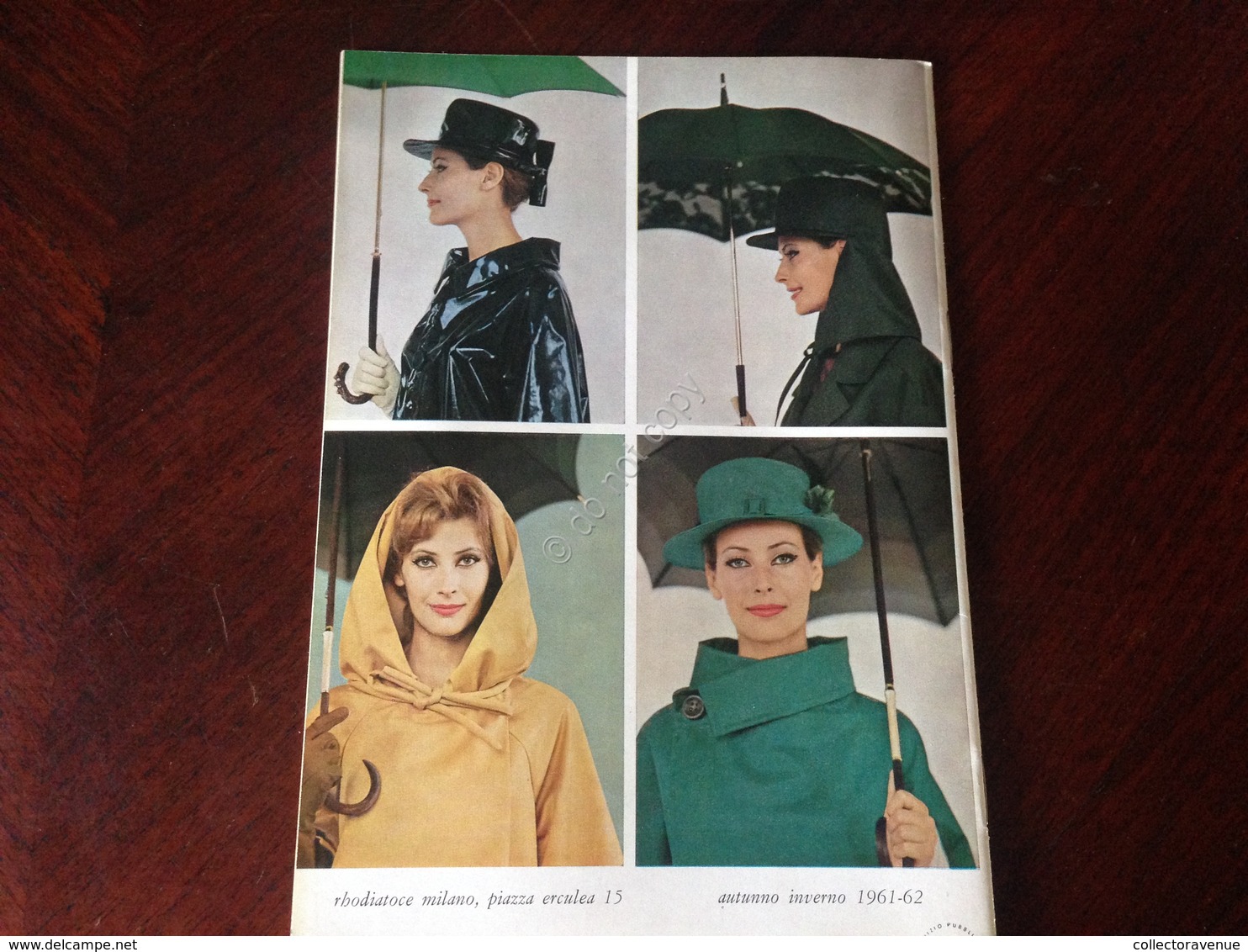 Rhodiatoce Nailon Terital Quaderno Della Moda Autunno Inverno 1961/1962 - Werbung