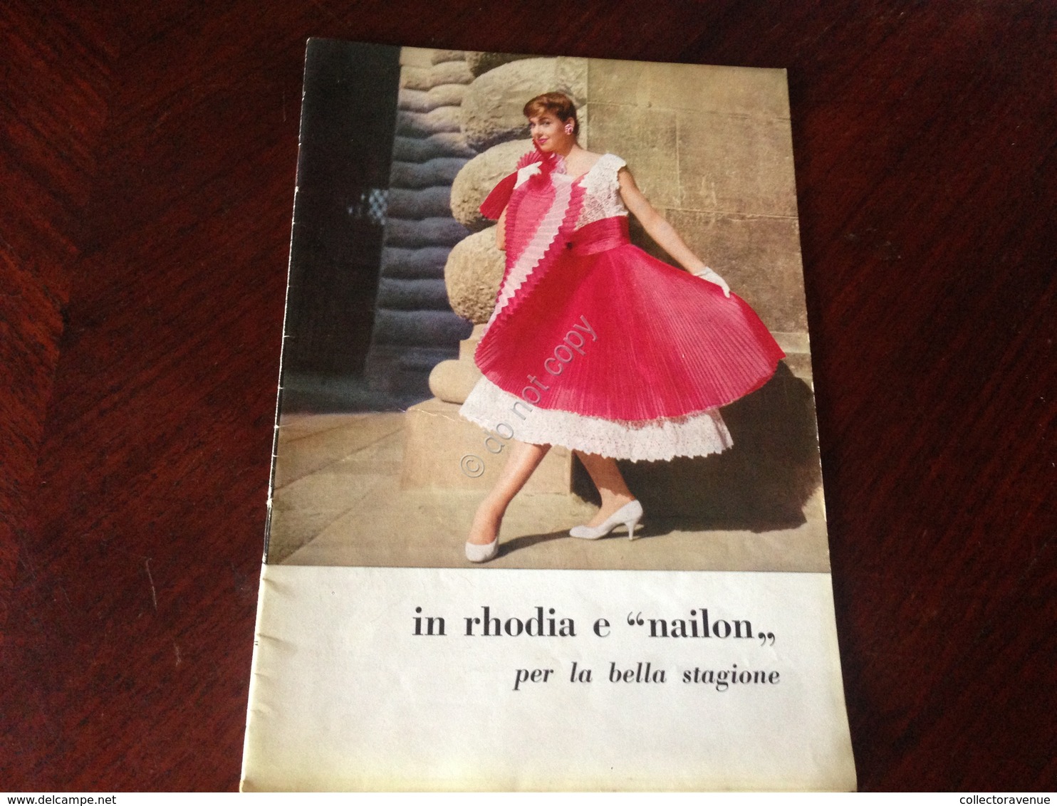 Rhodiatoce In Rhodia E Nailon Per La Bella Stagione Anni '50/'60 - Pubblicitari