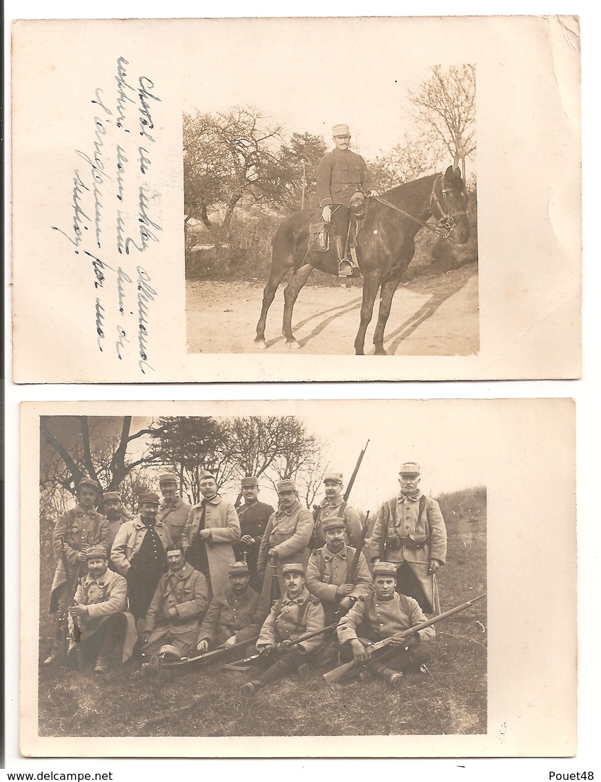 MILITARIA - 111è Régiment : 2 Cartes Photos - Oorlog 1914-18