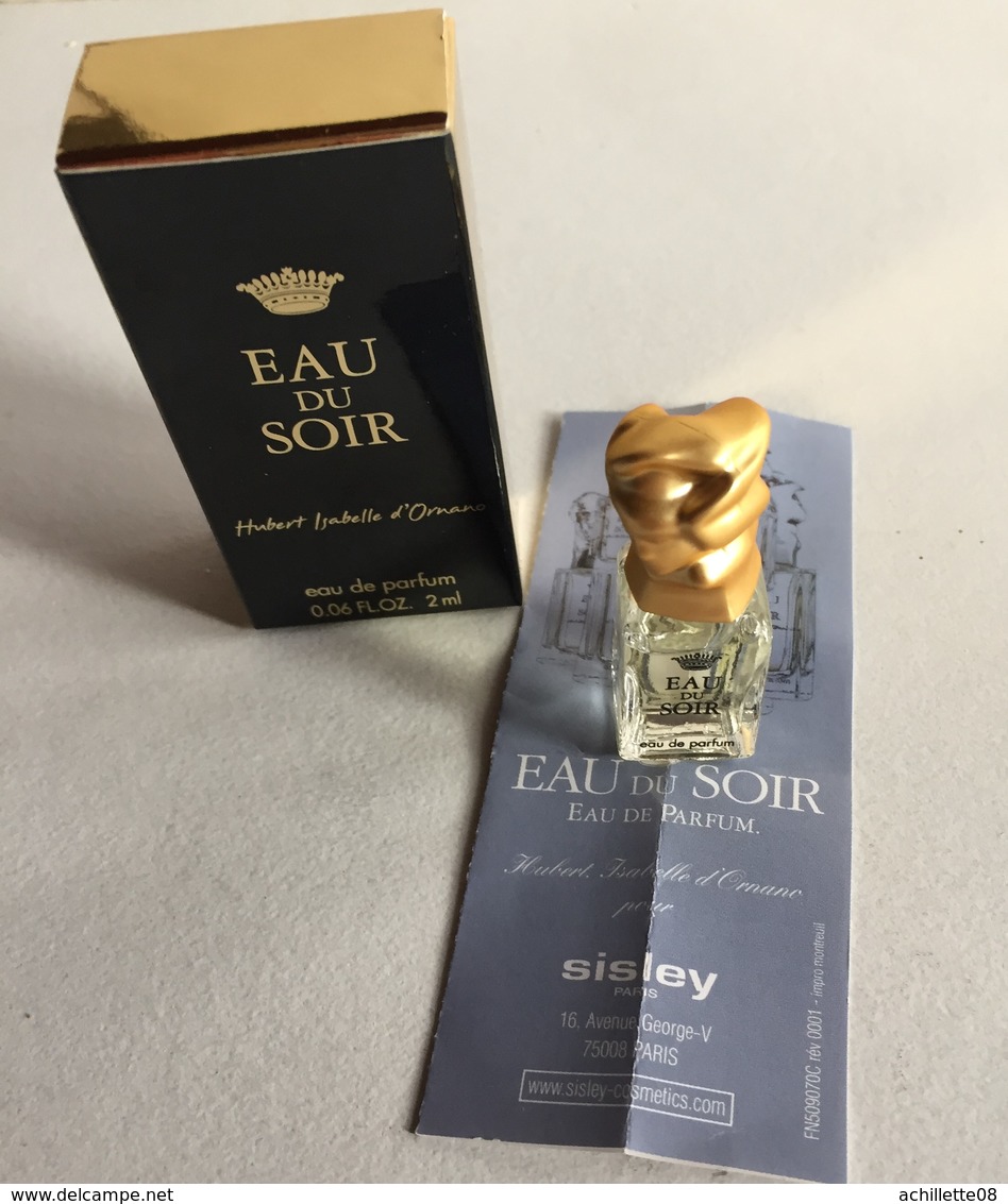 Miniature "EAU Du SOIR" - SISLEY Hubert Isabelle D'Ornano + Boîte - Miniatures Femmes (avec Boite)