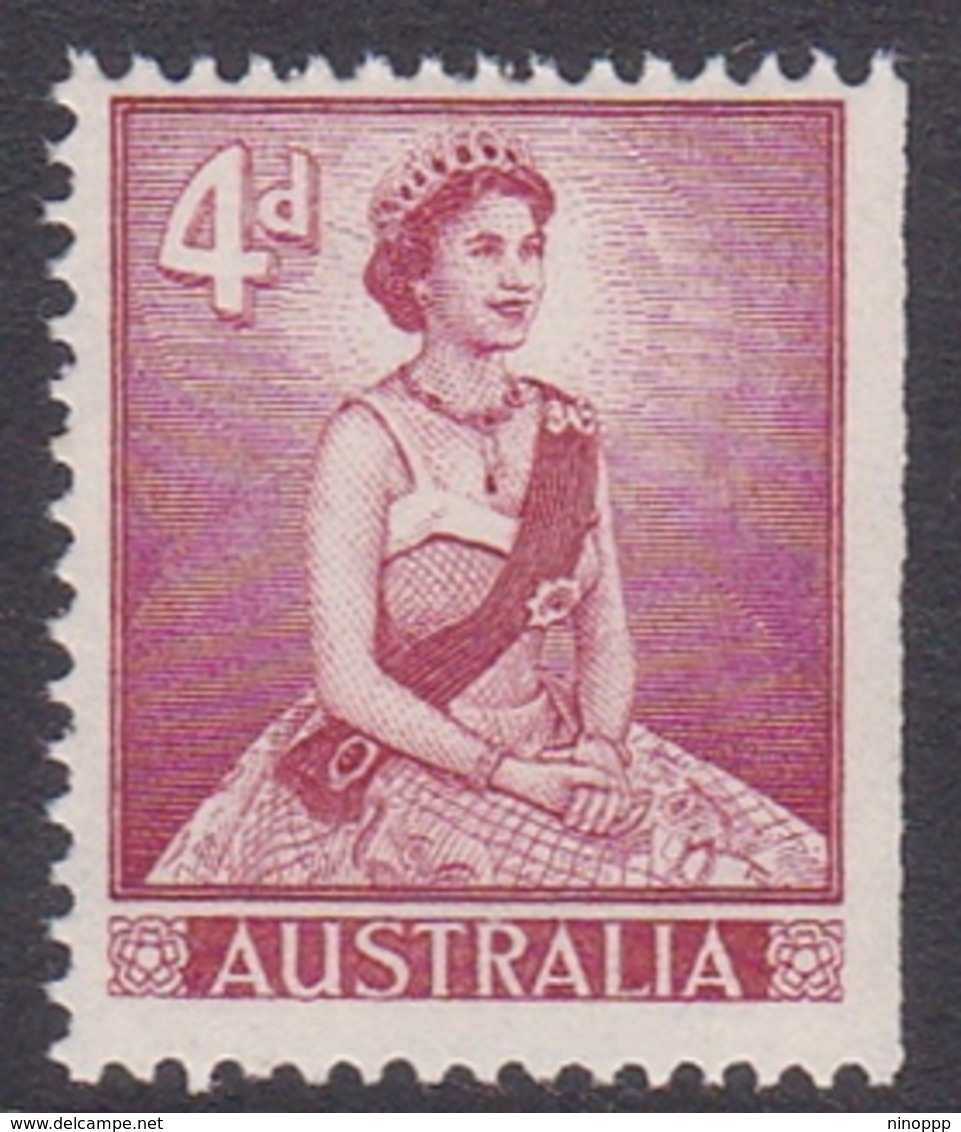 Australia ASC 345b 1959 Queen Elizabeth II Definitives 4d Red From Booklet, Mint Never Hinged - Neufs