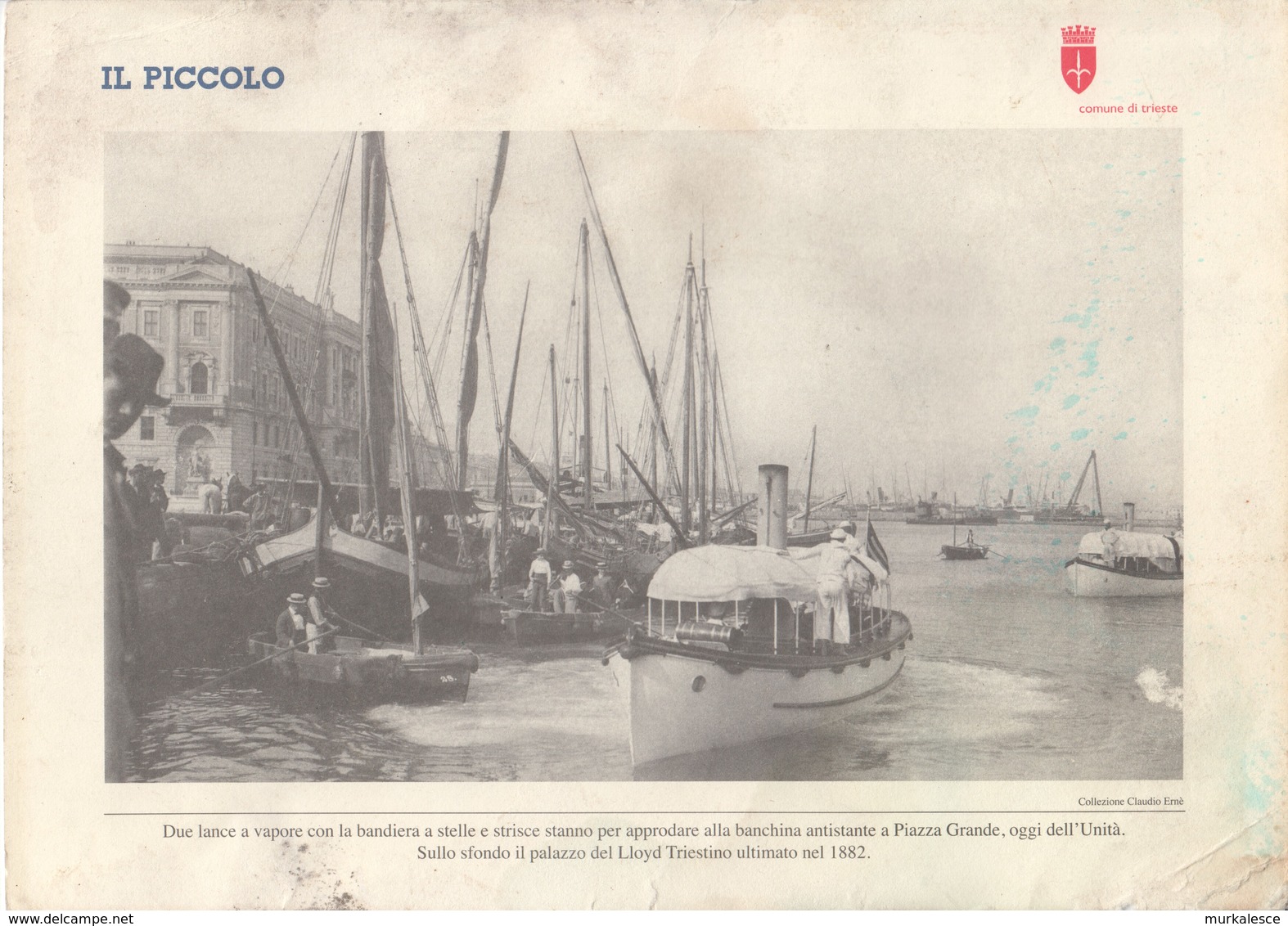 ITALIA  TRIESTE   30 X 21 CM - Other & Unclassified