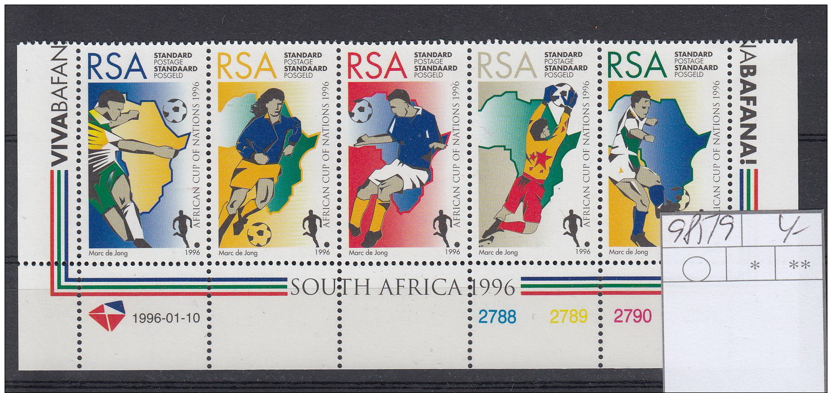 RSA (KA) Michel Cat.No. Mnh/** 985/989 Control Bloc - Ongebruikt