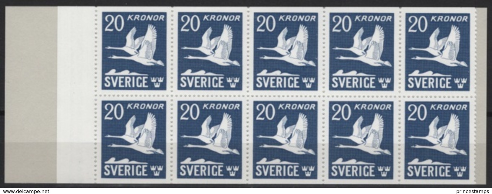 Sweden (1953)  Yv. Av. C7a (II) - Booklet  /  MNH - Birds - Oiseaux - Aves - Neufs