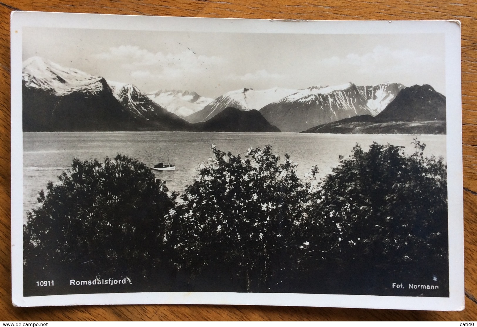 NORGE NORWAY ROMSDALSFJORD FROM ANDALSNES TO GENOVA  ITALY  1931 - Norvegia