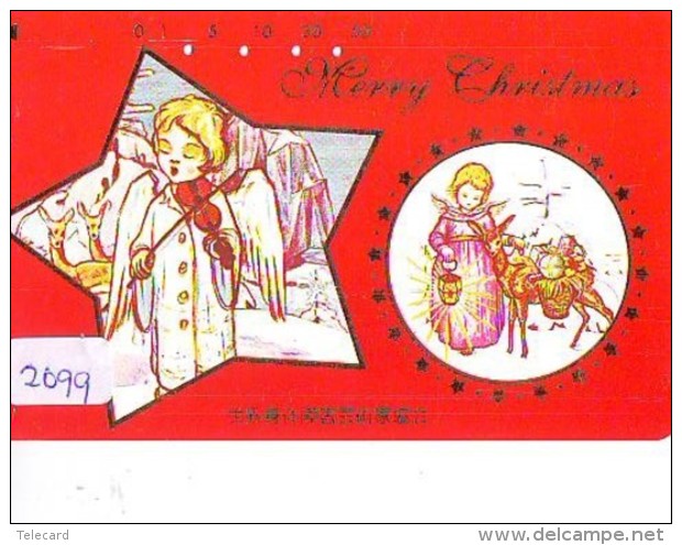 Télécarte Japon NOËL (2099) MERRY CHRISTMAS * Phonecard * Telefonkarte WEIHNACHTEN JAPAN * KERST NAVIDAD * NATALE - Noel