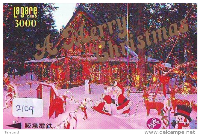 Télécarte Japon NOËL (2109) MERRY CHRISTMAS * Phonecard * Telefonkarte WEIHNACHTEN JAPAN * KERST NAVIDAD * NATALE - Noel