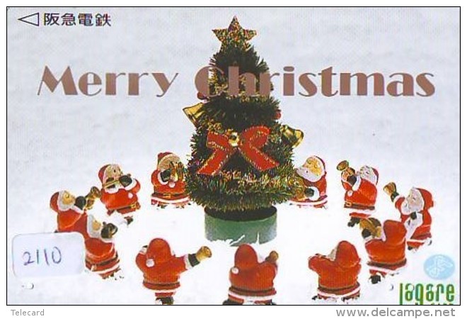 Télécarte Japon NOËL (2110) MERRY CHRISTMAS * Phonecard * Telefonkarte WEIHNACHTEN JAPAN * KERST NAVIDAD * NATALE - Noel