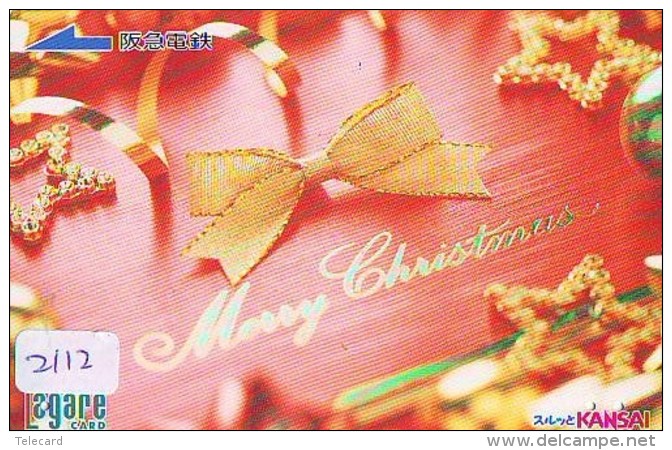 Télécarte Japon NOËL (2112) MERRY CHRISTMAS * Phonecard * Telefonkarte WEIHNACHTEN JAPAN * KERST NAVIDAD * NATALE - Noel