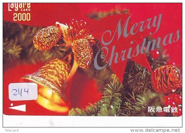 Télécarte Japon NOËL (2114) MERRY CHRISTMAS * Phonecard * Telefonkarte WEIHNACHTEN JAPAN * KERST NAVIDAD * NATALE - Noel