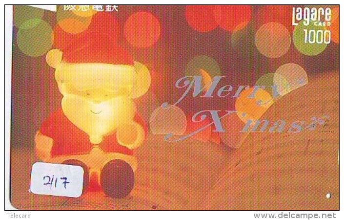 Télécarte Japon NOËL (2117) MERRY CHRISTMAS * Phonecard * Telefonkarte WEIHNACHTEN JAPAN * KERST NAVIDAD * NATALE - Noel