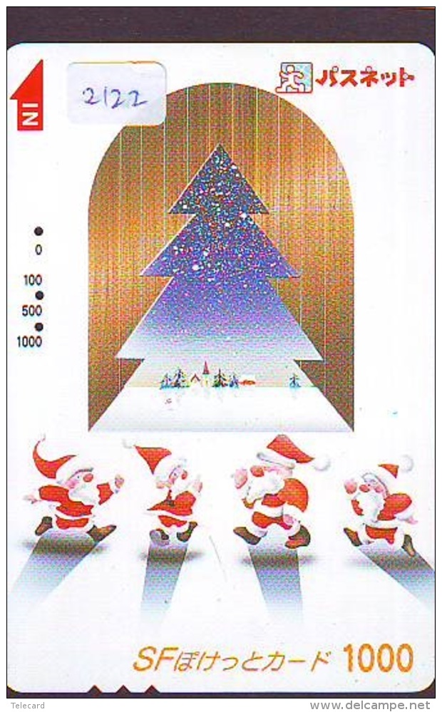 Télécarte Japon NOËL (2122) MERRY CHRISTMAS * Phonecard * Telefonkarte WEIHNACHTEN JAPAN * KERST NAVIDAD * NATALE - Noel