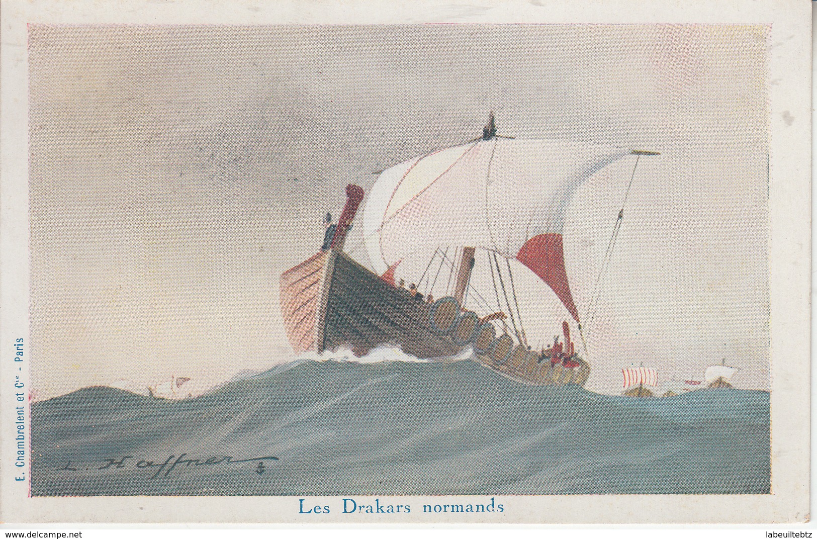 Les Drakars Normands ( Ligue Maritime Et Coloniale ) Navigation Bateau Marine   PRIX FIXE - Haffner