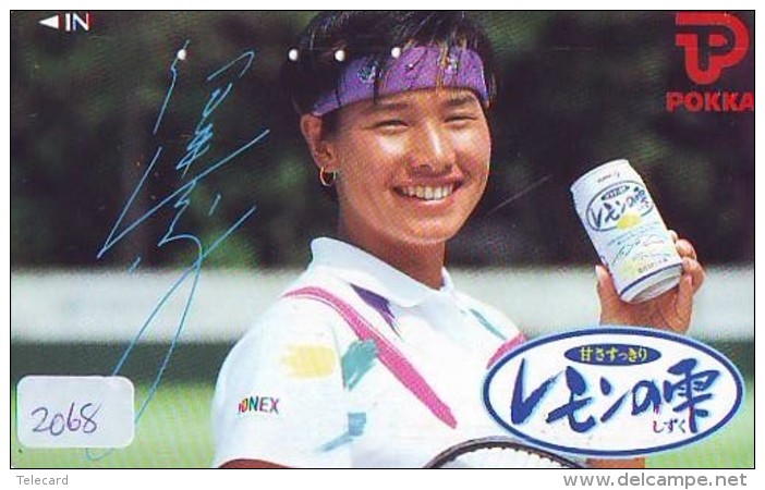 Télécarte Japon * Sport * TENNIS * (2068) KIMIKO DATE * PHONECARD JAPAN * TELEFONKARTE - Sport