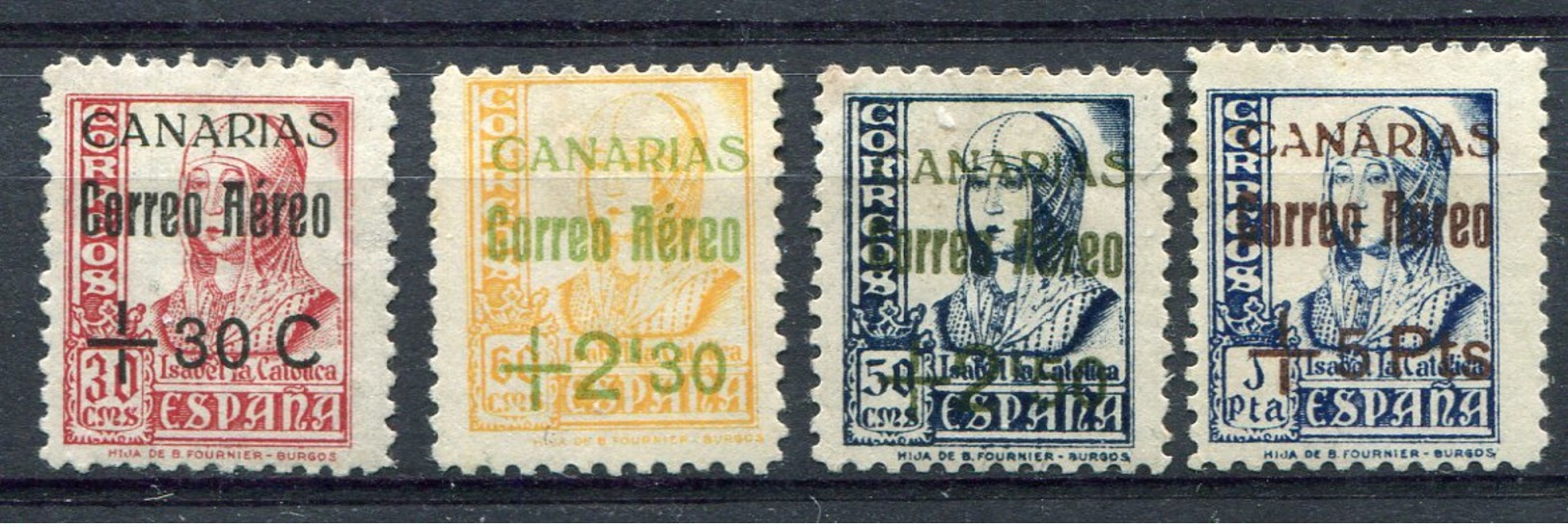 PATRIOTICOS     Canarias      Nº 40 / 43   Charnela  -1046 - Emisiones Nacionalistas