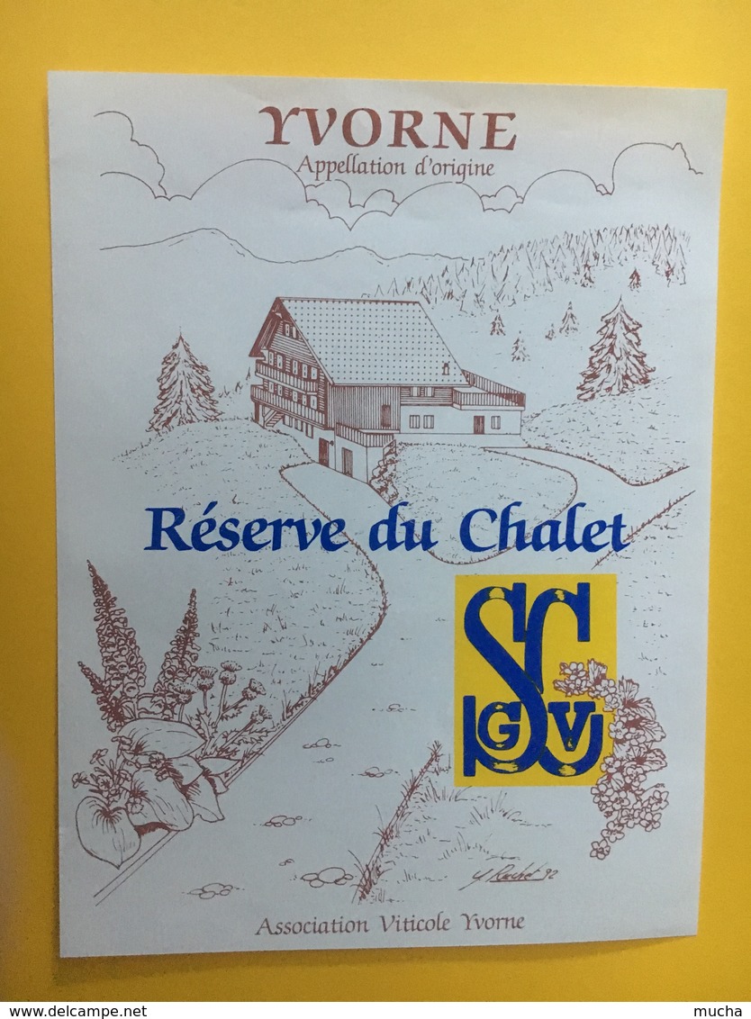 8478 -  Yvorne Réserve Du Chalet SCGV Suisse - Autres & Non Classés