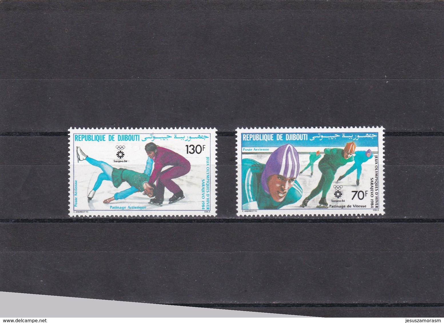 Djibouti Nº A195 Al A196 - Yibuti (1977-...)