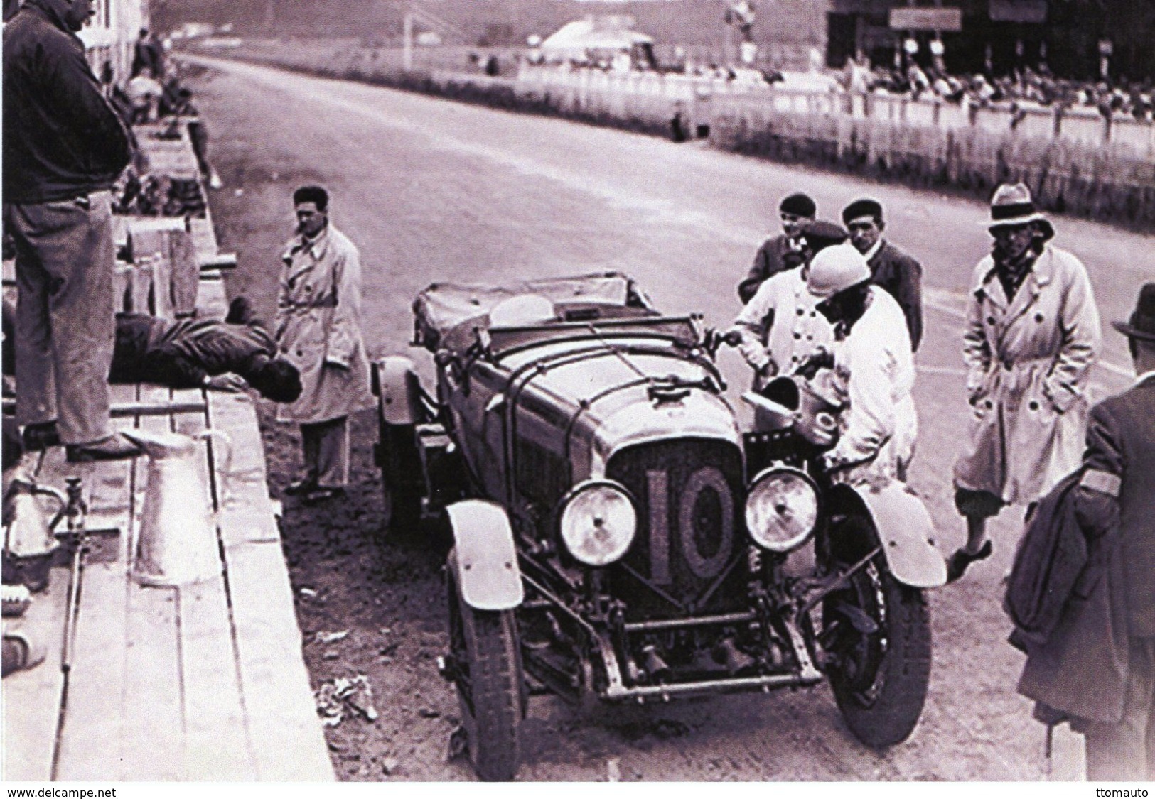 24 Heures Du Mans 1929 - Bentley 4.5 Litre Pitstop - Pilotes: Dudley Benjafield(GB)/André D'Erlanger(F)  -  15x10 PHOTO - Le Mans