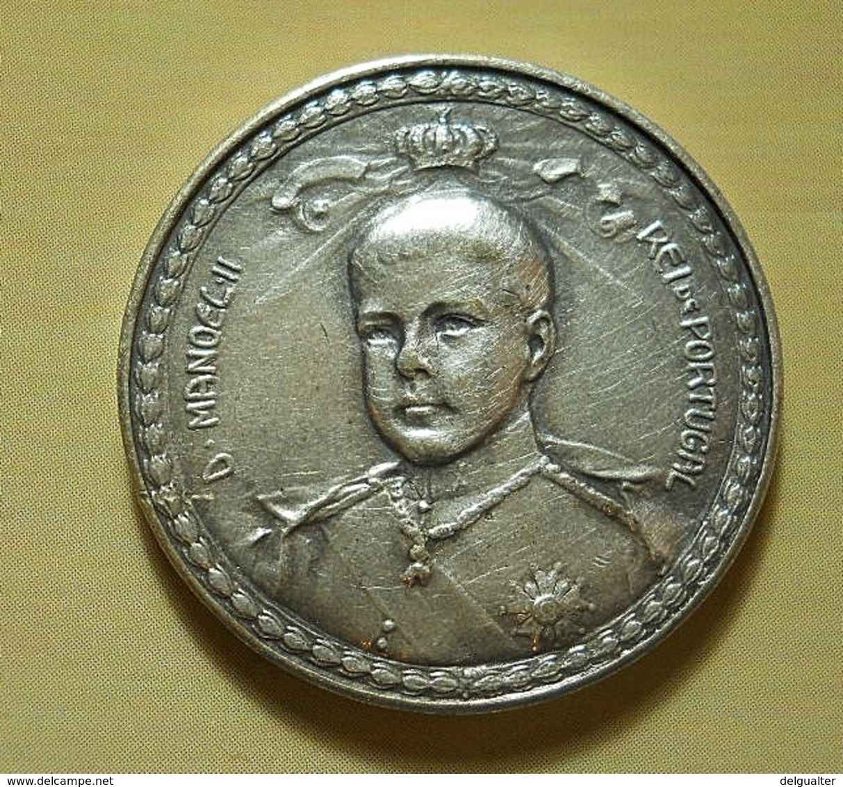 Silver Medal * Brazil * Homenagem Do Brasil * D. Manuel II Rei De Portugal 1889-1908 - Other & Unclassified