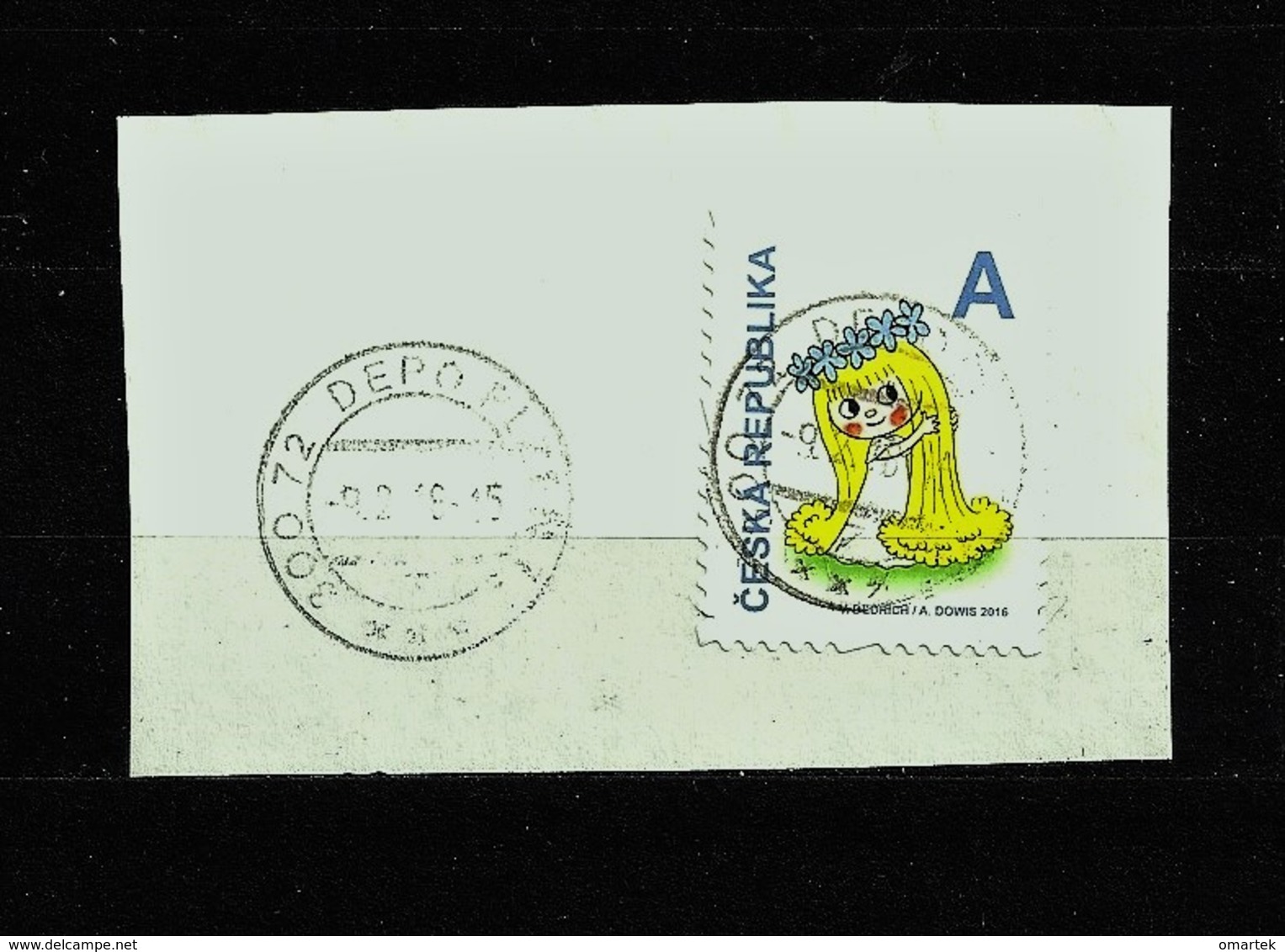 Czech Republic Tschechische Republik 2016 Gest ⊙ Mi 886 Pof 888 Fairy Amalka - Stamp From Booklet. Fee Amalka  C17 - Oblitérés