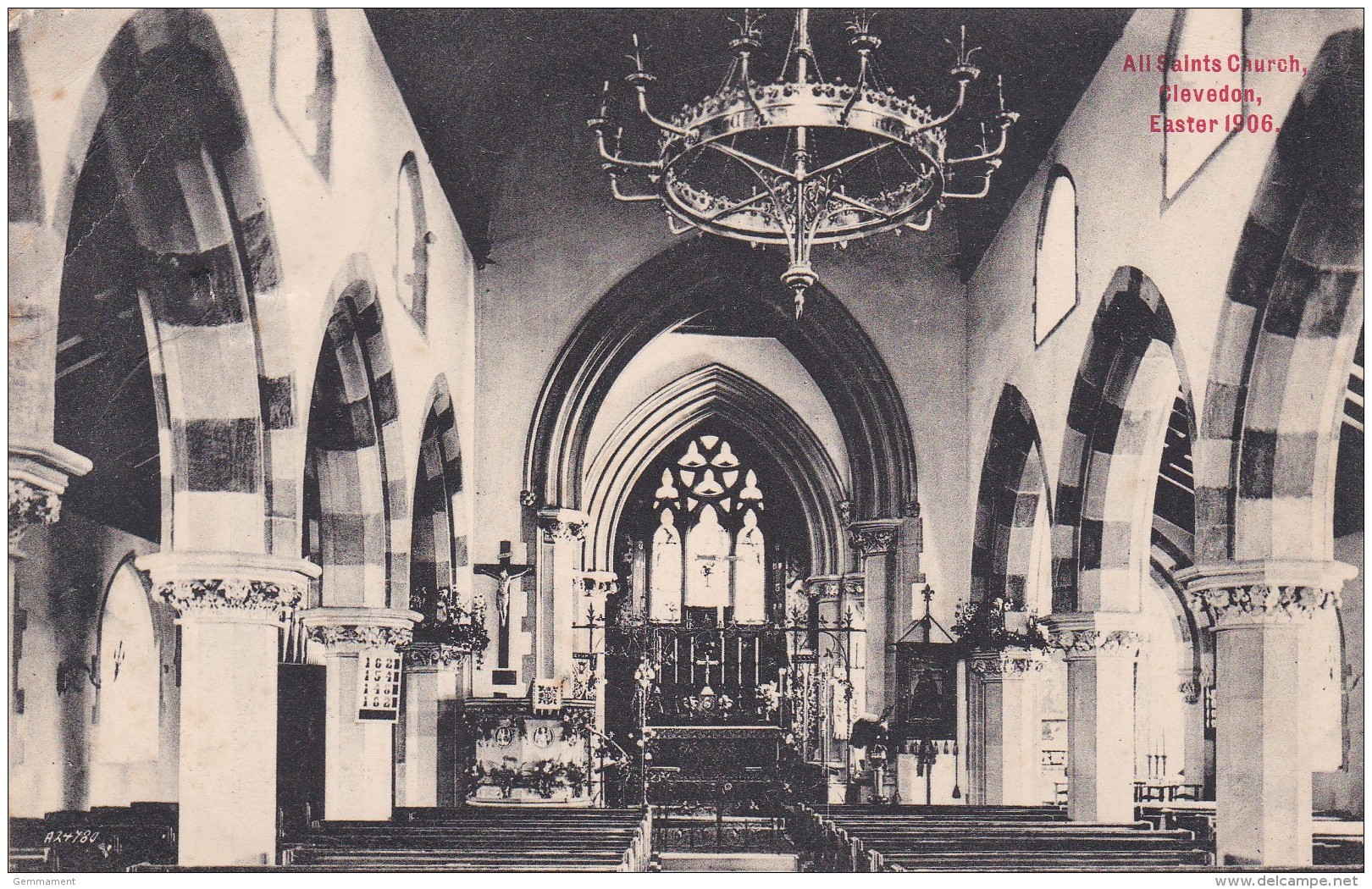 CLEVEDON-AL SAINTS CHURCH INTERIOR - Other & Unclassified